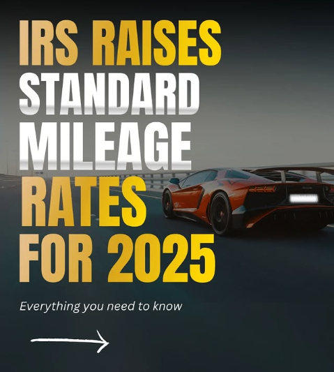 2025 Standard Auto Mileage Rates